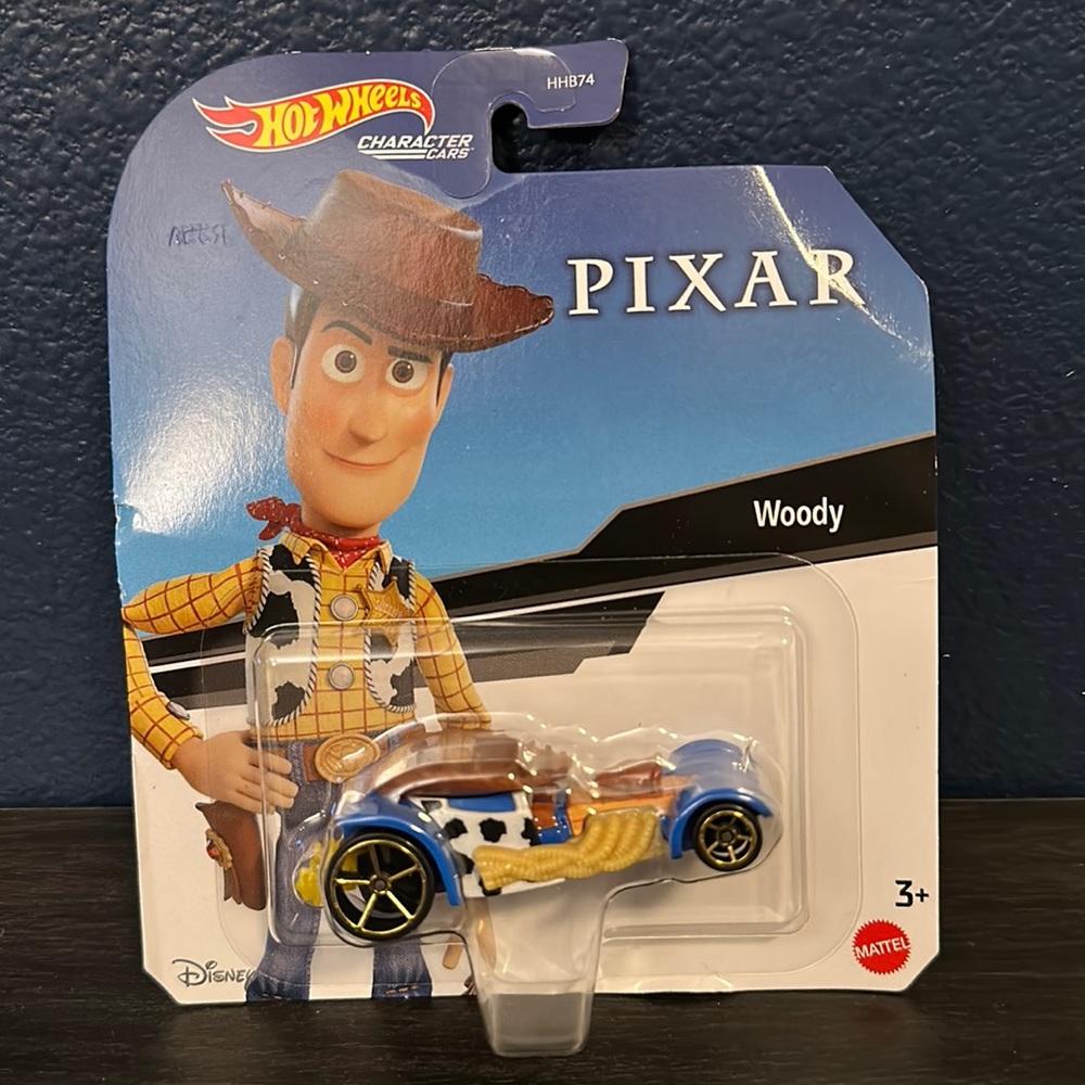 Hot Wheels Disney Pixar Toy Story Woody Character Car